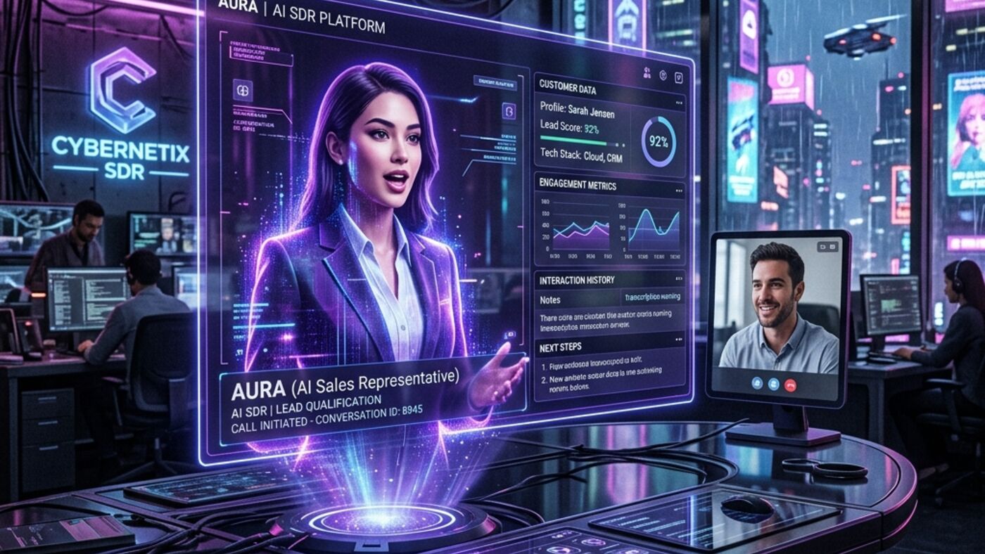 An AI SDR researches, qualifies and engages prospects around the clock.